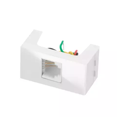 Modulo Recta Satin Branca RJ 11 2 Fios Blux