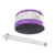 Chuveiro Elétrico Enerbanho 4 Temperaturas Violeta 220v 6800w Kit Com Braço Branco 30cm