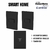 Smart Home Linha Dubai Matte Black Preto Fosco Enerbras