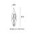LAMPADA LED VELA CHAMA 2W 2.2K E14 127V BLUMENAU na internet