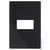 PLACA RECTA SATIN 4X2 1 POSTO HORIZONTAL C/SUP BLACK 154695 - comprar online