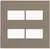 PLACA RECTA FENDI 4X4 2+2 MOD BLUX
