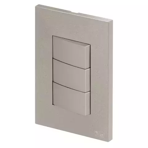 Conjunto Recta Fendi Satin Interruptor 3 Teclas Paralelo Blux