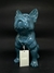 Escultura Cachorro Buldogue Azul Em Poliresina Mart 15865 - comprar online
