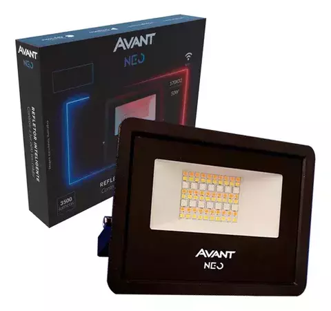 Refletor Led Neo Bivolt Avant 30W 2.7K/6.5K/RGB Casa Inteligente