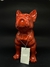 Escultura Cachorro Buldogue Vermelho Em Poliresina Mart 15866 - comprar online