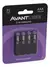 PILHA USE RECARREGAVEL AAA 4 UNI 1000MAH AVANT