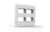 Placa Neo Sottile 4x4 2+2 Separados Branca Enerbras
