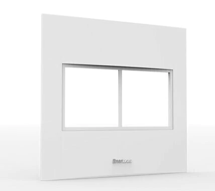 PLACA ESPELHO 4X4 2 2 MODULOS TECLAS BELEZE