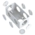 Condulete 7 Entradas Branco 1 Inpol - comprar online