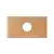 Modulo Recta Satin Ouro Furo Saida de Fio Blux