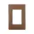Placa Recta Satin Corten 4x2 3 Postos Blux