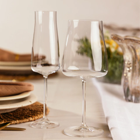 CJ. 6 TAÇAS DE CHAMPANHE DE CRISTAL 210ML - comprar online