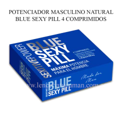 SEXITIVE POTENCIADOR NATURAL BLUE SEXY X 4 PILL BSP
