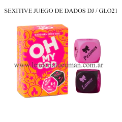 SEXITIVE JUEGO DE DOS DADOS CON LUGARES DEL CUERPO Y QUE HACER DJ / GLO21 en internet