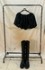 Falda Globo Saten Negro - comprar online