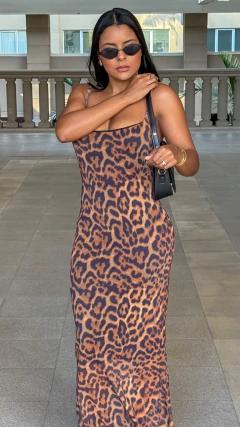 VESTIDO ANIMAL PRINT na internet