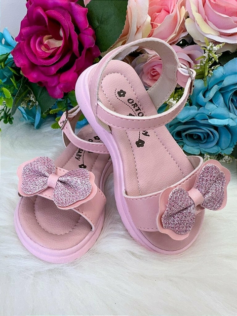 Sandália OrtoBaby Flat Rosa