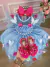 Vestido Princesa Belli Bia Jardim Encantado Azul Bebe - comprar online