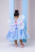 Vestido Princesa Belli Bia Jardim Encantado Azul Bebe - TUTTI BABY & KIDS - Roupa Social Infantil 