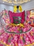 Vestido Infantil Junino Festa São João Caipira Pink Florido na internet