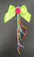 Laço Infantil Junino C/ Fitas e Aplique Flor verde - comprar online