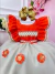 Vestido Infantil Moana Laranja C/ Apliques Flores Festas na internet