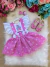 Romper/Vestido Princesa Belli Galinha Pintadinha Rosa - comprar online