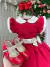 Vestido Blogueirinha Camile Vermelho - Natal na internet