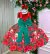 Vestido Marie Madeline Ursinho Xadrez Vermelho - Natal - loja online