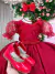 Vestido Bella Child Laize Vermelho Modelo 2 na internet