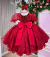 Vestido Bella Child Laize Vermelho Modelo 2 - TUTTI BABY & KIDS - Roupa Social Infantil 