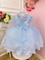 Vestido Infantil Princesas Frozen Elsa e Anna C/ Capa - TUTTI BABY & KIDS - Roupa Social Infantil 
