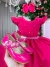 Vestido Ysa Kids Francine Pink festa luxo na internet