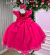 Vestido Ysa Kids Francine Pink festa luxo - loja online