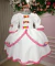 Vestido Junino Banana Club Luxo Noiva/Noivinha Lacinhos Branco - comprar online