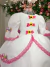 Vestido Junino Banana Club Luxo Noiva/Noivinha Lacinhos Branco - TUTTI BABY & KIDS - Roupa Social Infantil 