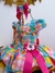 Vestido Infantil Junino Luxo Xadrez Colorido Festa São João - comprar online