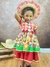 Imagem do Vestido Infantil Junino Xadrez Vermelho Festa de São João