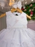 Vestido Vila Lele Bebe Lolo Saia Branca