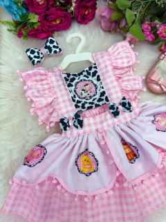 Romper/Vestido Princesa Belli Temático Fazendinha - loja online