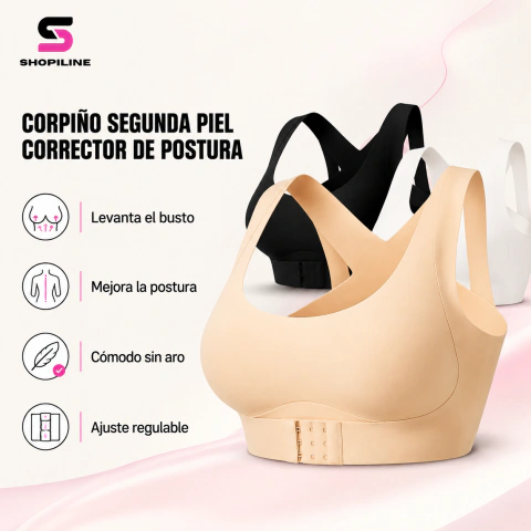 Corpiño Corrector de Postura Segunda Piel