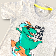 REMERA DINO GRIS - comprar online
