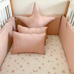 Acolchado Bajo el mar blanco con rosa - comprar online