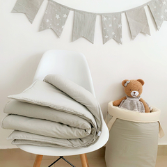 Acolchado Tussor Gris
