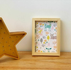 Cuadro Decorativo Animalitos del bosque - 15x21