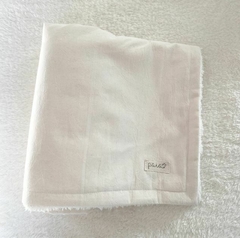 Manta con corderito - Crudo - comprar online
