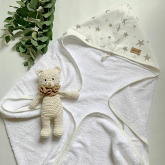 Toallon XL con capucha Bajo el Mar Gris - comprar online