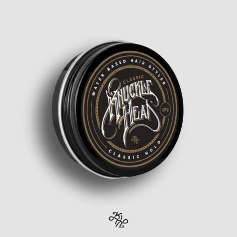 Modelador Capilar Classic Knucklehead - Efeito Brilho | Fixação Forte | Baixa e Sela os Fios - Slickback na internet