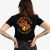 Cropped Flames - Preto - loja online